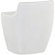 Ledger 25.5 inch White Outdoor Stool